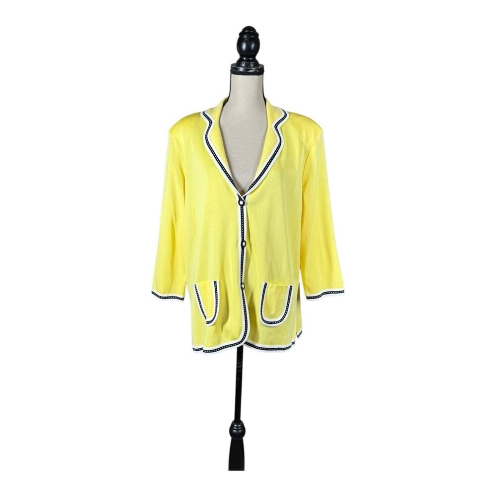 Misook Button Front Quiet Luxury Slow Fashion Cardigan Sweater Jacket